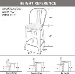 barstools 1680656780 30" Barstool with back