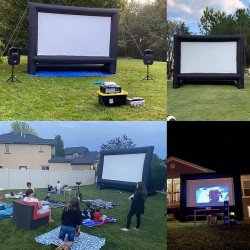 outdoormoviesetup 1665498909 Outdoor movie screen with projector