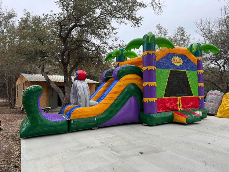 #31 Maui, Hawaii Bounce House with slide.