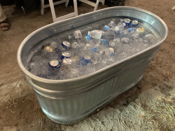 Ice Chest 1751053095 galvanized water trough 2'wx4'lx2'h