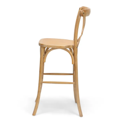 fhbarstool 1750169291 Farmhouse Cross Back Bar Stool - Limewash